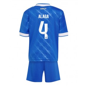 Real Madrid David Alaba #4 Tredjetrøje Børn 2025-26 Kortærmet (+ Korte bukser)